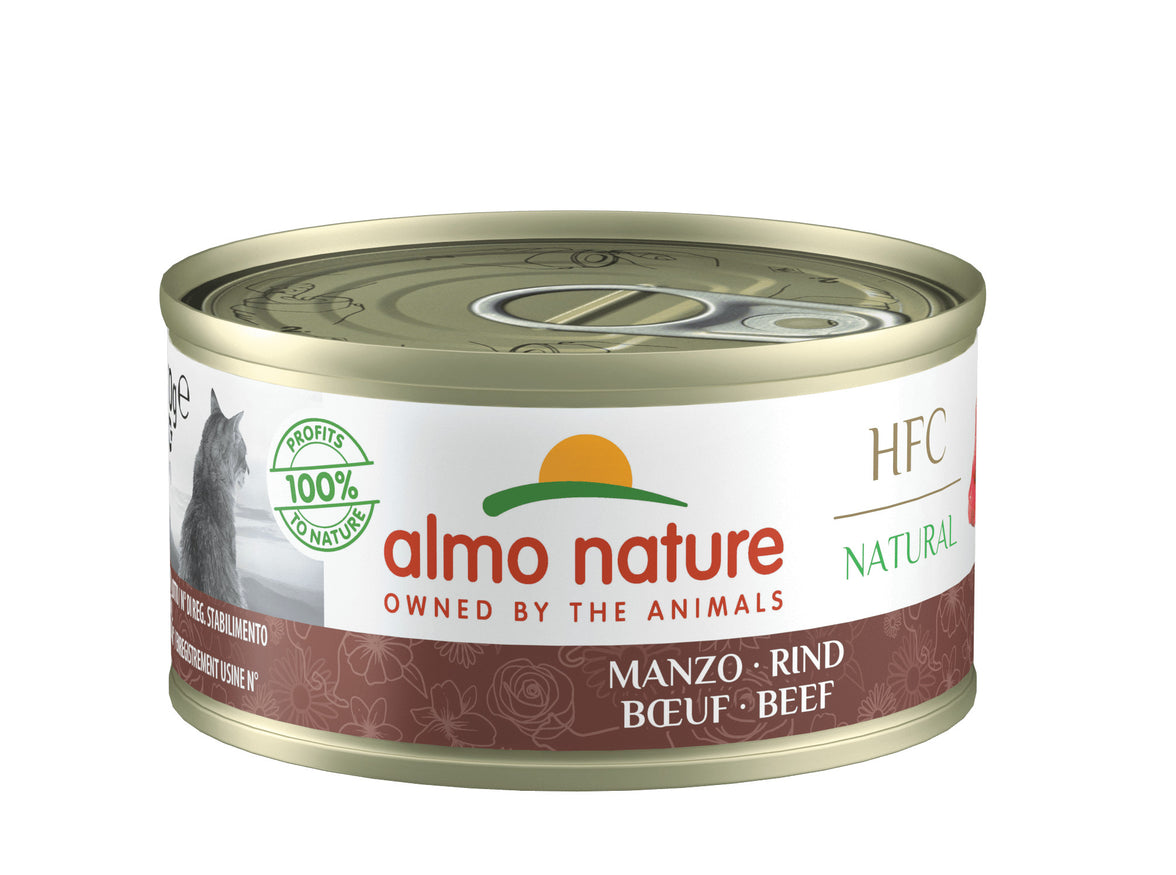 HFC Cats 70g Natural - rundvlees