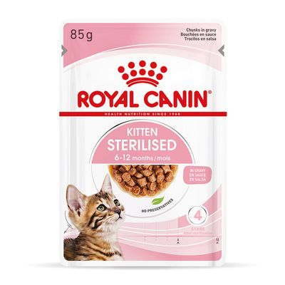 Kitten Sterilised in Gravy (brokjes in saus) 12x85g