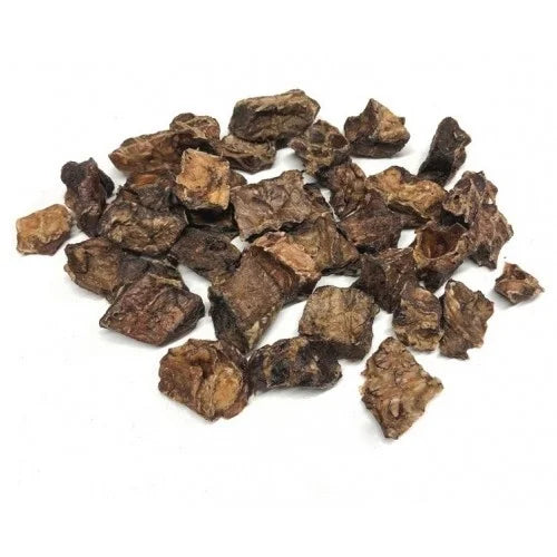 Runderlong Blokjes 1x1 cm Natuurlijke hondensnack