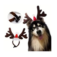 Kersthoedje - diadeem voor honden M 50cm