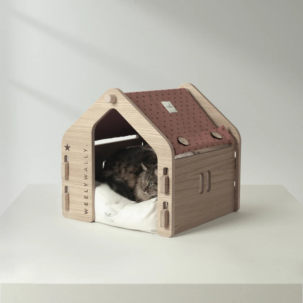 Weelywally Wien Pet House Red 