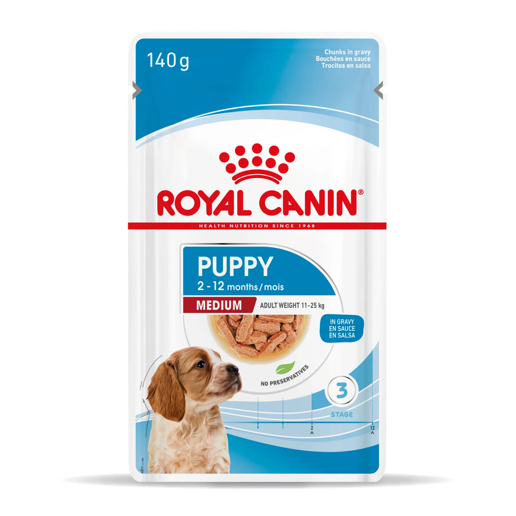 Medium Puppy in Gravy (chunks in sauce) 10x140g