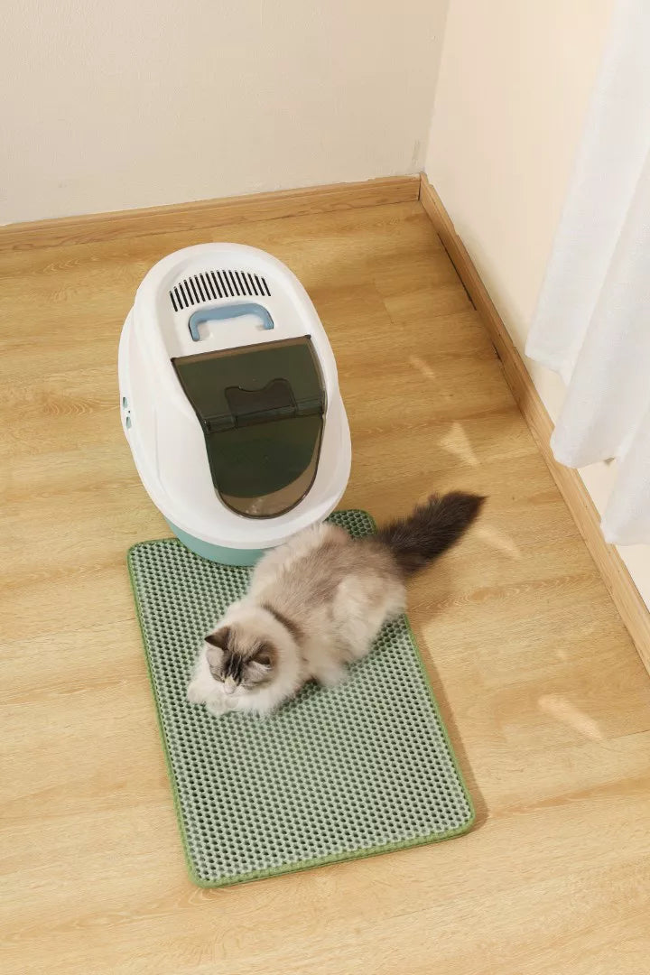 DUPLEX Mat voor Kattenbak - Verticaal Groen 45x65