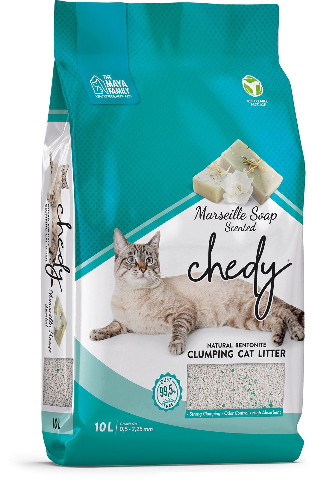 Chedy Natural Clumping Cat Litter 10l